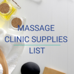 massage therapy clinic equipment
